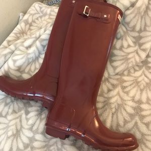 Women’s Tall Gloss Hunter Boots